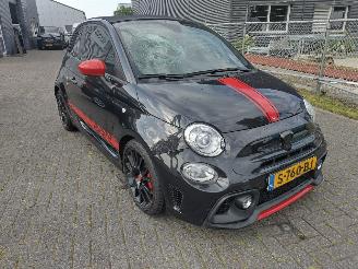 skadebil auto Fiat 500C 500 Cabrio|1.4 Abarth|Automaat|Compezione 595 |2017|80dkm|205PK!Getuned! 2017/1