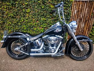damaged motor cycles Harley-Davidson  FLSTNI Softail Deluxe Special 2005/6