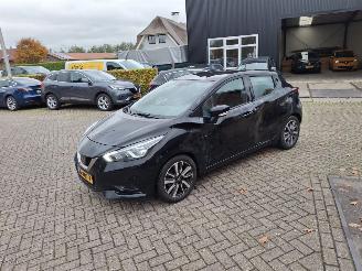 Unfallwagen Nissan Micra 1.0i  73pk  airco 2019/6