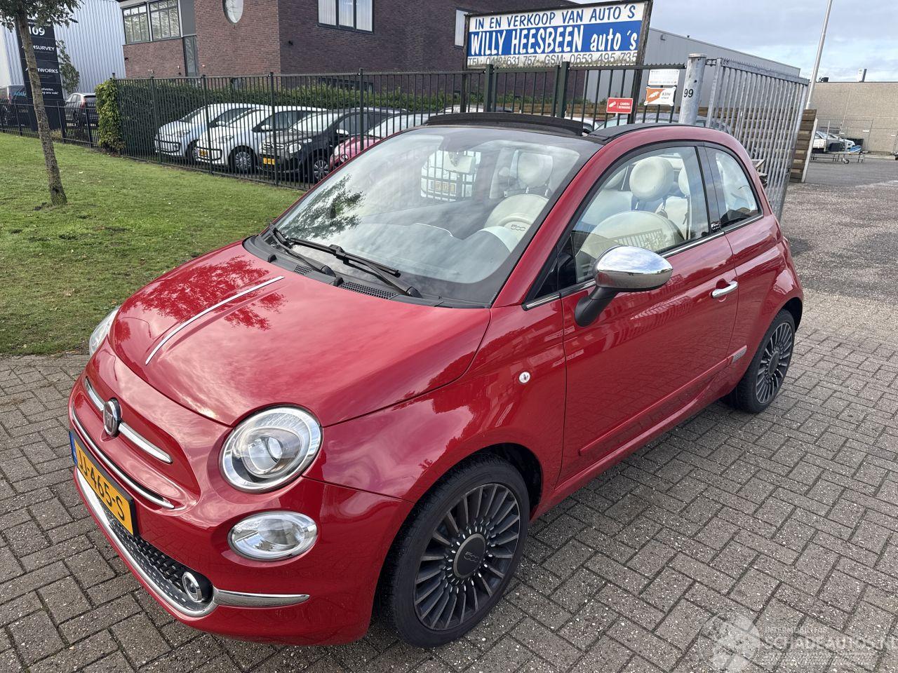 Fiat 500C 0.9 CABRIO TURBO LOUNGE LICHTE SCHADE! BOUWJAAR 2016  5900 EURO