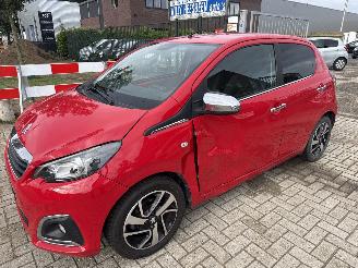 krockskadad bil auto Peugeot 108 1.0 VTi ALLURE BOUWJAAR 2019 RIJDBAAR VASTE PRIJS 5500 EURO 2019/1