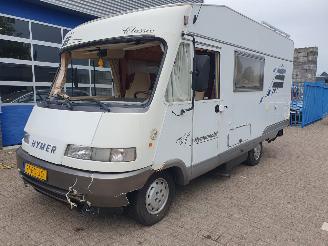 krockskadad bil camper Hymer  B 544 Fiat 2000/3