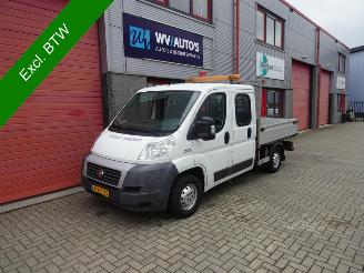 skadebil auto Fiat Ducato 33 2.2 MultiJet MH1 DC 7 pers achterwaartse kipper 2009/11