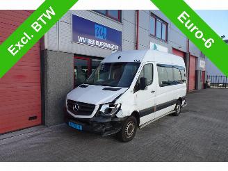 uszkodzony samochody osobowe Mercedes Sprinter 314 2.2 CDI 366 9 pers rolstoel lift automaat airco 2016/11