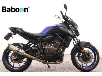 krockskadad bil motor Yamaha MT-07 ABS 2019/5
