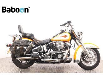 dañado motos Harley-Davidson  FLSTC Softail Heritage Classic 1991/6