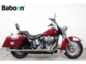 krockskadad bil auto Harley-Davidson A3 FLSTC Softail Heritage Classic 2006/1
