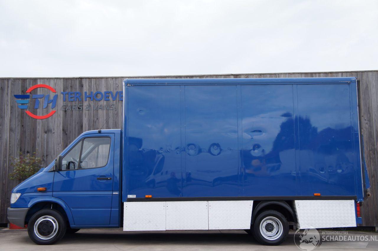 Mercedes Sprinter 412D Koffer Laadklep Wooncabine WC Douche Koelkast Droger Wasmaschine