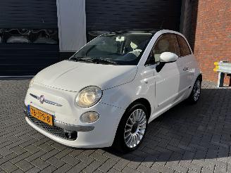 Vaurioauto  passenger cars Fiat 500 1.2i LOUNGE / AUTOMAAT / PANODAK 2009/7