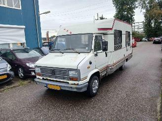 krockskadad bil camper Peugeot  J5 (280L) Chassis-Cabine 2.5D (CRD93) [54kW] 1989/7