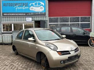 krockskadad bil auto Nissan Micra Micra (K12), Hatchback, 2003 / 2010 1.4 16V 2005/5