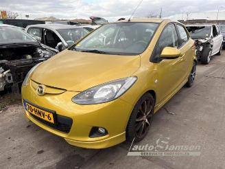 Uttjänta bilar auto Mazda 2 2 (DE), Hatchback, 2007 / 2015 1.3 16V S-VT 2009/1