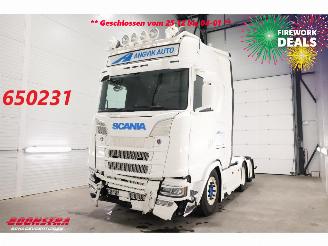 krockskadad bil vrachtwagen Scania S S530 6X2 Full Air ACC Retarder Leder . 2022/2