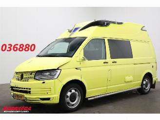 skadebil bedrijf Volkswagen Transporter 2.0 TDI 205 PK DSG RTW Ambulance LED Leder Cruise PDC 2019/10