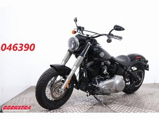 krockskadad bil motor Harley-Davidson  FLS 103 Softail Slim Vance & Hines LED 2014/1