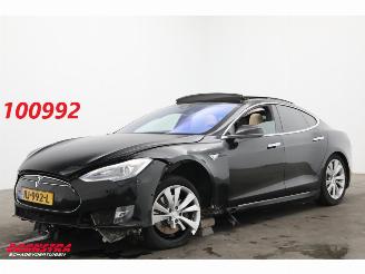 skadebil auto Tesla Model S 85D Panorama Autopilot Leder 2015/11