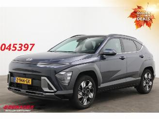 krockskadad bil auto Hyundai Kona 1.6 GDI HEV Premium Ventilatie ACC LED Pano Memory 360° AHK. 2024/4