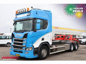 Scania R R500 6X2 Retarder VDL Haakarm Standclima Leder Navi Camera picture 39