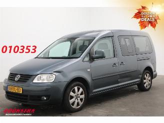 Voiture accidenté Volkswagen Caddy maxi Life 1.9 TDI Comfortl. 7-persoons Airco 2009/5