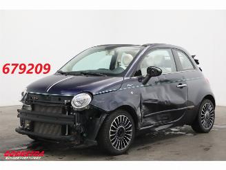 krockskadad bil auto Fiat 500C 0.9 TwinAir Turbo Riva Leder Beats Navi Clima PDC 47.497 km! 2016/11