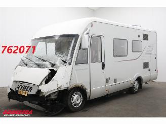 krockskadad bil camper Hymer  B 524 SL 3.0 MJ Aut. Solar Schotel Hefbed Dwarsbed Oven 2010/6