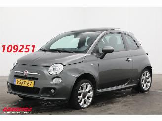 skadebil auto Fiat 500 S 0.9 TwinAir Aut. Sport Schuifdak Leder Clima Camera 142.002 km! 2013/12