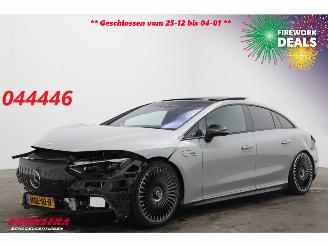skadebil auto Mercedes EQE AMG 53 4MATIC+ 90 kWh Pano 360° HUD AR Burmester 830 km!! 2025/6