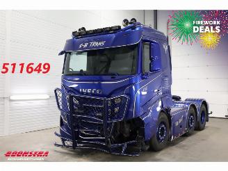 skadebil vrachtwagen Iveco S-way 530 Full Air ACC Leder Showtruck 67.003 km! 2024/7