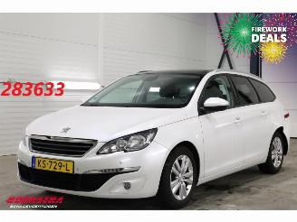 krockskadad bil auto Peugeot 308 SW 1.6 BlueHDI Active Pano Navi Clima Cruise PDC 2016/11