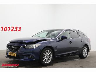 uszkodzony samochody osobowe Mazda 6 Sportbreak 2.0 TS+ Lease Pack Navi Clima Cruise SHZ AHK 2013/6