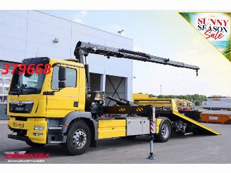 dommages camions /poids lourds MAN TGM 15.290 Falkom FAS 5000 Fassi F170AT 2X Winde Aufbau/Kran 2020!! 2018/7
