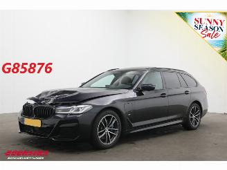 Schadeauto BMW 5-serie Touring 530e xDrive AUT High Executive M Sport H/K HUD ACC Navi Clima Memory Leder SHZ LrHZ Camera PDC AHK 2021/3