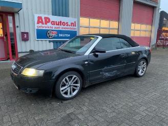 krockskadad bil auto Audi A4 A4 Cabriolet (B6), Cabrio, 2002 / 2005 3.0 V6 30V 2004/5