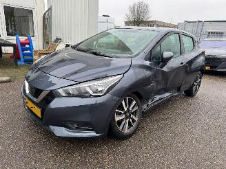 damaged passenger cars Nissan Micra 0.9 IG-T Acenta 2018/5