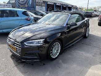 krockskadad bil auto Audi A5 2.0 TFSI 185KW Autom. Quattro S-Line Cabriolet Leer Led Xenon 2018/2