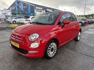 uszkodzony samochody osobowe Fiat 500 0.9 Twinair 59KW Turbo Navi Clima Pano Lounge NAP 2016/2