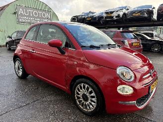 skadebil auto Fiat 500 0.9 Twinair 59KW Turbo Navi Clima Pano Lounge NAP 2016/2