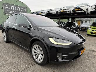 krockskadad bil auto Tesla Model X 100D 307KW Clima Navi Pano AWD NAP 2017/11