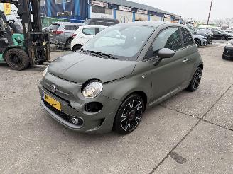 krockskadad bil auto Fiat 500 0.9 Twinair 77KW Turbo Sport Navi Clima Led NAP 2017/4