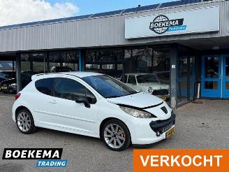 krockskadad bil auto Peugeot 207 1.6 16V T Le Mans 150PK Climate Cruise Schaalstoelen 2009/11