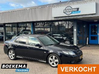 krockskadad bil auto Saab 9-3 Sport Sedan 1.9 TiD Norden Business Automaat Navigatie Cruise Clima Leer Stoelverw. PDC 2008/10