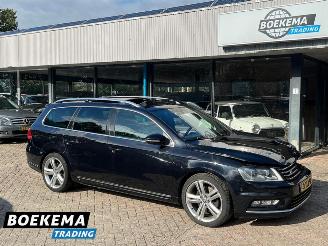 krockskadad bil auto Volkswagen Passat Variant 1.4 TSI R-Line Aut Pano Leer Climate stoelverw. 2014/3