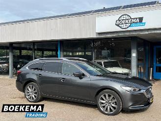 skadebil auto Mazda 6 Sportbreak 2.5 SkyActiv-G Aut Keyless HUD Navi Camera Stoelkoel. 2022/9