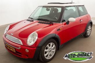 krockskadad bil auto Mini Cooper 1.6 Cooper Airco Pano Pepper 2003/8