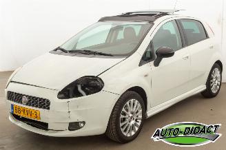 skadebil auto Fiat Grande Punto 1.4 Airco Pano NeroBianco 2010/2