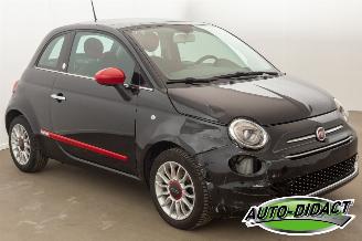 Fiat 500 1.2 Lounge Rosso Amore Edizione Pano 80.237 km Airco picture 2