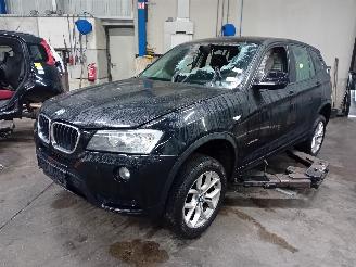 Salvage car BMW X3 X3 (F25) SUV xDrive 20i 2.0 16V Twin Power Turbo (N20-B20A) [135kW]  (=
10-2011/08-2017) 2020/6