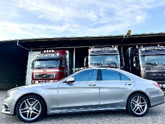 krockskadad bil auto Mercedes S-klasse 500 4.7 V8 bi-turbo 455pk aut + F1 Amg Edition 1 - pano - alcantara hemel -  softclose - keyless - burmester - nightvision - memory v+a - sfeerverl 2013/10