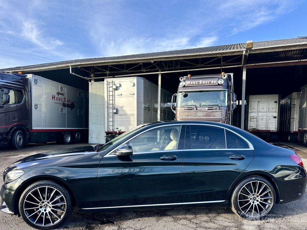 Mercedes C-klasse 220d 194pk 9-traps aut + f1 Bus Sol sedan - virtual - luchtvering - burmester - sfeerverl - memory l+r - 19 inch