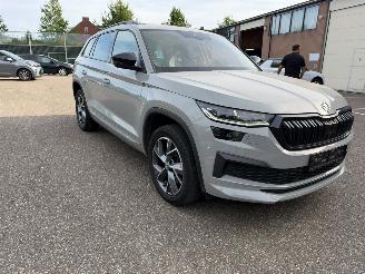 uszkodzony samochody osobowe Skoda Kodiaq 4x4 WD 190pk Sportline 2.0 Pano led kuipstoelen Leder 2022/2